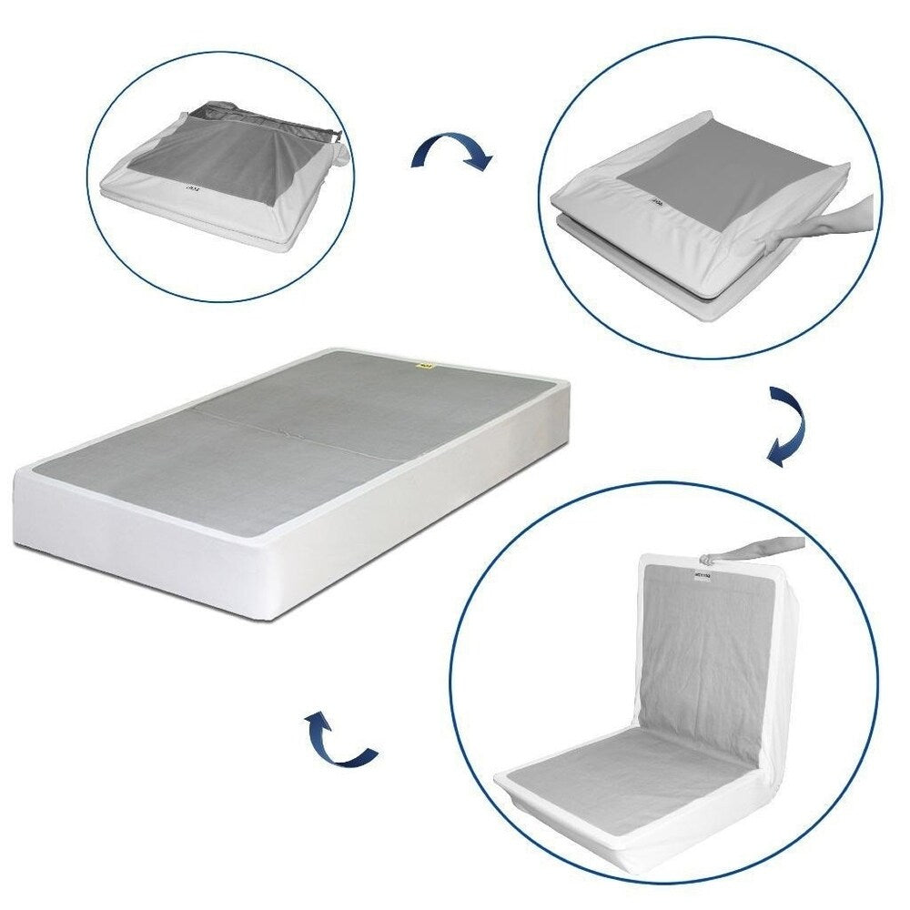 Steel Box Spring Mattress Foundation By Crown Comfort